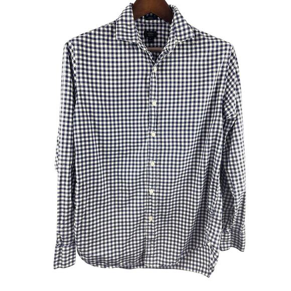 J.Crew Other - Men’s J.Crew Medium Blue & White Gingham Button Up